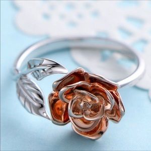 18k & SILVER&ROSE GOLD WRAP RING